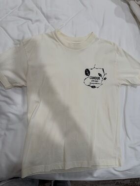 JACQUEMUS oversized Cream Short-Sleeve T-Shirt